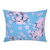 Plum Blossom Time - Sky blue