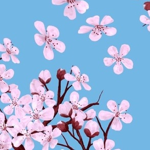 Plum Blossom Time - Sky Background