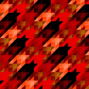 Origami Classics: Fiery Houndstooth - large