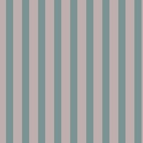 Blue-Green Stripes on Taupe