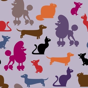 Cats & dogs - large multi-color (Angry Animals)