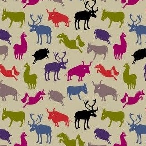 Hotheaded herd - small multi-color  (Angry Animals)