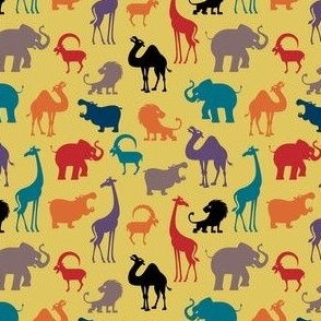 Seething safari - small multi-color (Angry Animals) 