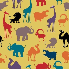 Seething safari - large multi-color (Angry Animals) 