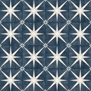 1.5" scale - Arlo star tiles - stone blue - LAD22