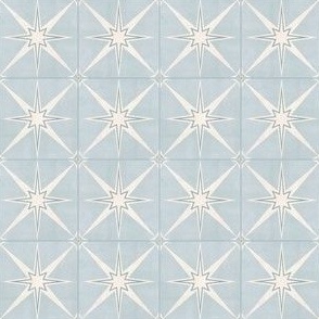 1.5" scale - Arlo star tiles - soft blue - LAD22