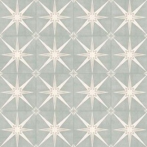 1.5" scale - Arlo star tiles - sage neutral - LAD22
