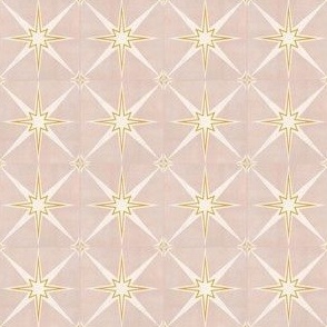 1.5" scale - Arlo star tiles - gold/pink - LAD22