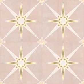 3" scale - Arlo star tiles - gold/pink - LAD22