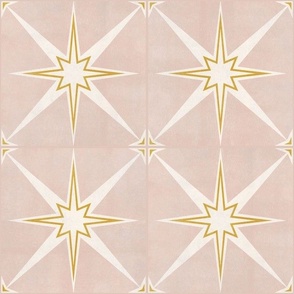6" scale - Arlo star tiles - gold/pink - LAD22