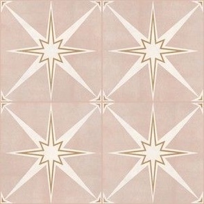 3" scale - Arlo star tiles - blush - LAD22