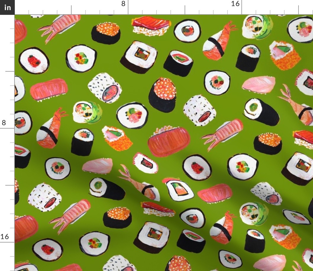 Sushi (Medium Scale) // Apple Green