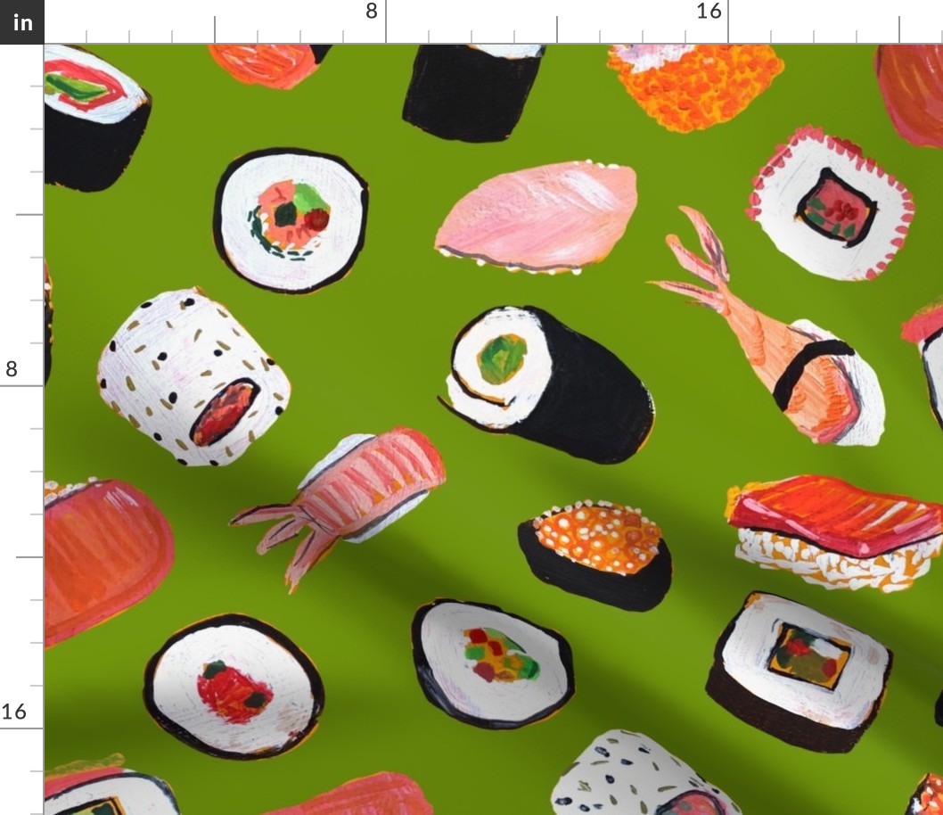 Sushi (Large Scale) // Apple Green