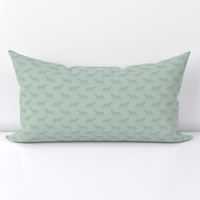 Small Subtle Trotting Horse Silhouette, Sage Green