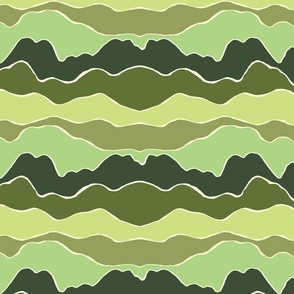 Mountains in Green