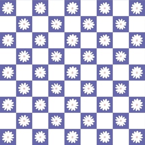 daisies checkers - very peri