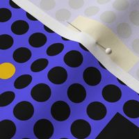 MOD Geometric Dots  & Squares Blue & Yellow