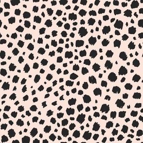 Animal Spots Black on Cream