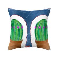 Cactus Pillow DIY Sewing Pane