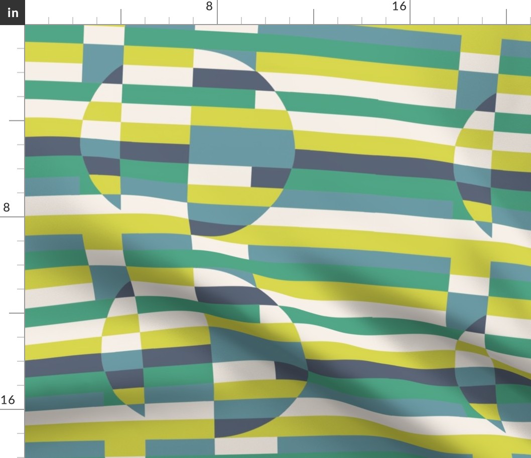 SURFACE 1°22 Sunset Stripe - chartreuse