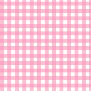 pale pink and white Gingham, check, plaid, spring check, Easter gingham