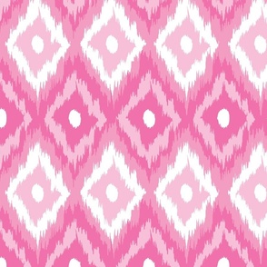 Chevron Ikat in the Pink - Midsize