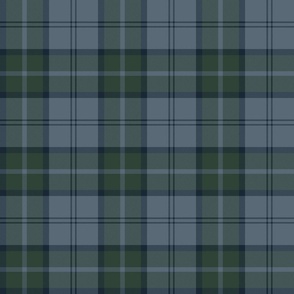 Dunbar tartan, 6" custom colorway olive, navy and slate