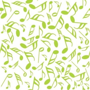 Music Notes Petal Solids Lime