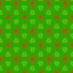 Christmas Starburst and Triangle pattern 