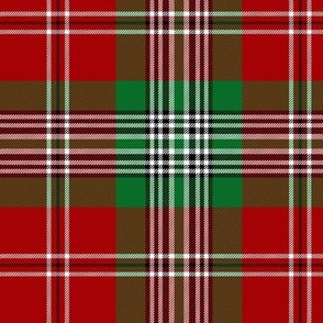 Maclean tartan variant #2, 6" modern colors