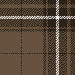 MacLean / MacLean of Duart hunting tartan, 10"  weathered dark