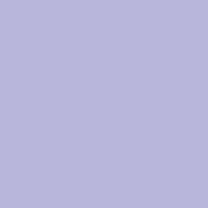 Wild Orchid Lavender Blue Solid Color B8B6DB