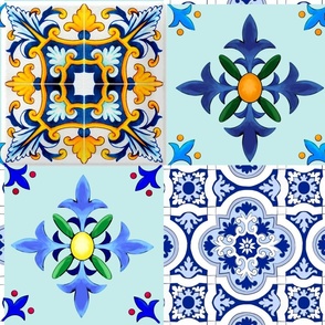 Majolica tiles,mediterranean mosaic tiles 
