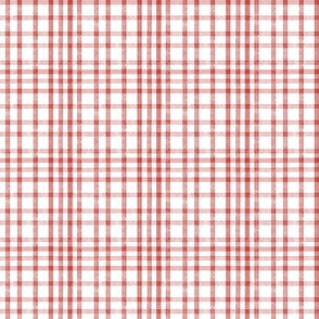 Gingham Red Small