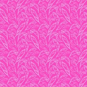 Outlined Hot Pink Calatheas - Small Scale