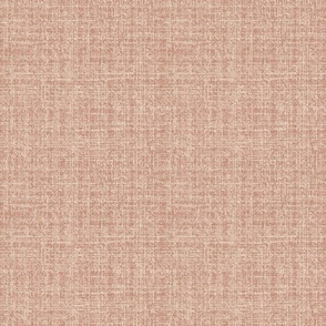 Woollen Tweed Texture Terracotta Ochre