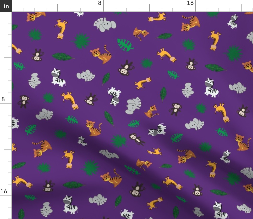 Joyful Jungle in Purple