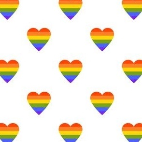pride hearts pattern