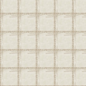 Minimal Checker (Beige) - Medium Scale