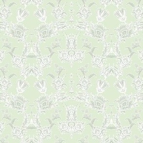 Ornament-pale olive green2