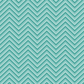 Chevron Pattern in Shades of Green