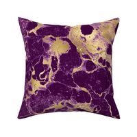 dark purple and gold marble