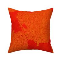 FAN CORAL ORANGE RED