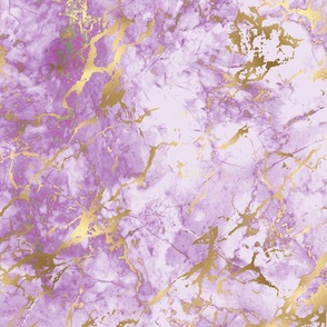 lilac purple and gold marble