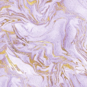 purple and gold glitter marble