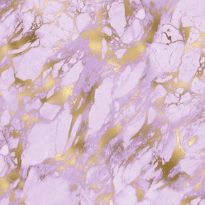 lilac and gold marble