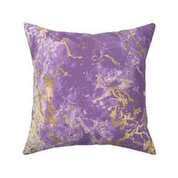 purple and gold marble