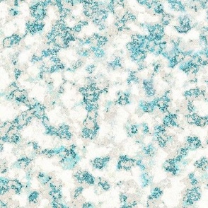 White Marble with Turquoise Flecks