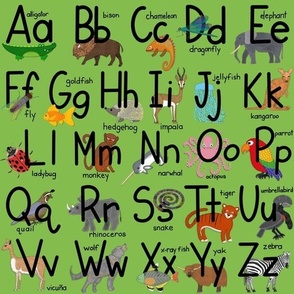 Paul’s Animal Alphabet//Green