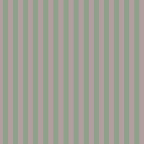Classic Stripe Mint and Mauve Stripe